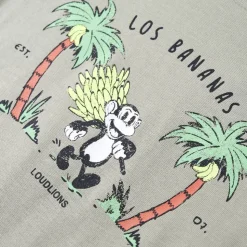 T-shirt til børn str. 140 lys kakifarve