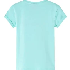 T-shirt til børn str. 128 lys mintgrøn