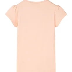 T-shirt til børn str. 104 lys orange