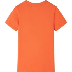 T-shirt til børn str. 104 lys orange