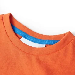 T-shirt til børn str. 104 lys orange