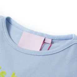 T-shirt til børn str. 92 lyseblå