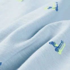 T-shirt til børn str. 104 lyseblå