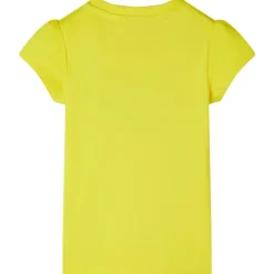 T-shirt til børn str. 140 lysegul