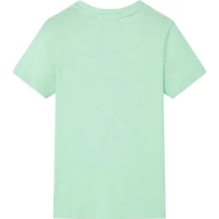 T-shirt til børn str. 128 lysegrøn