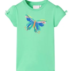 T-shirt til børn str. 104 lysegrøn