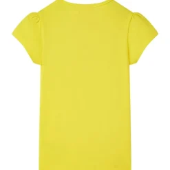 T-shirt til børn str. 140 lysegul