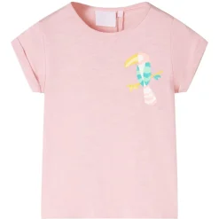 T-shirt til børn str. 116 lyserød