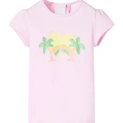 T-shirt til børn str. 116 lyserød