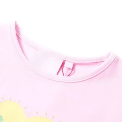 T-shirt til børn str. 116 lyserød