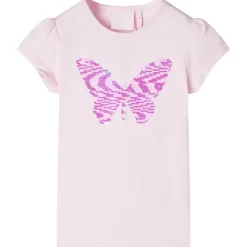 T-shirt til børn str. 104 lyserød