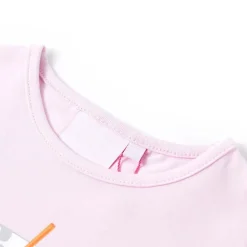 T-shirt til børn str. 116 lyserød