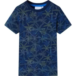 T-shirt til børn str. 104 marineblå