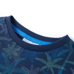 T-shirt til børn str. 104 marineblå