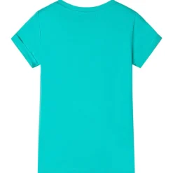 T-shirt til børn str. 116 mintgrøn