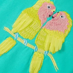 T-shirt til børn str. 116 mintgrøn