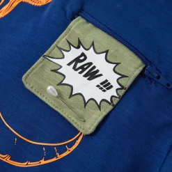 T-shirt til børn str. 104 mørkeblå