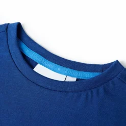 T-shirt til børn str. 128 mørkeblå