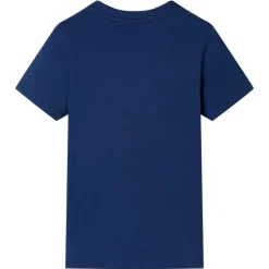 T-shirt til børn str. 116 mørkeblå