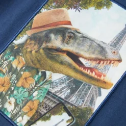 T-shirt til børn str. 116 mørkeblå