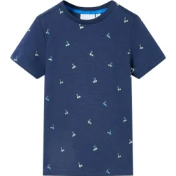 T-shirt til børn str. 92 mørkeblå