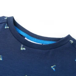 T-shirt til børn str. 92 mørkeblå