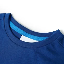 T-shirt til børn str. 104 mørkeblå