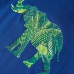 T-shirt til børn str. 104 mørkeblå