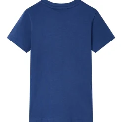 T-shirt til børn str. 116 mørkeblå