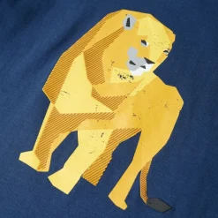 T-shirt til børn str. 116 mørkeblå