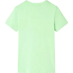 T-shirt til børn str. 128 neongrøn