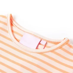 T-shirt til børn str. 104 neon-orange