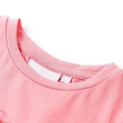 T-shirt til børn str. 92 neon-pink