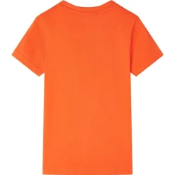 T-shirt til børn str. 116 orange
