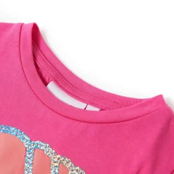 T-shirt til børn str. 116 pink