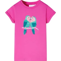 T-shirt til børn str. 104 pink