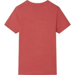 T-shirt til børn str. 104 rød