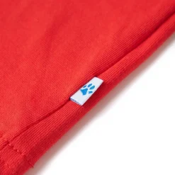 T-shirt til børn str. 92 rød