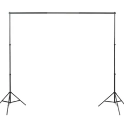vdaXL fotostudieudstyr med bagtæpper, lamper og paraplyer