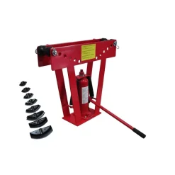 vidaXL 16 tons hydraulisk rørbukker med 8 matricer