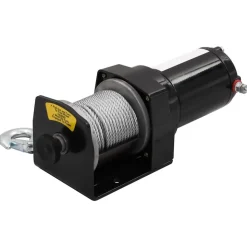 vidaXL 12 V elektrisk kranspil 1360 kg med monteringsplade og lederulle