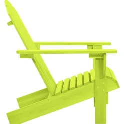 vidaXL Adirondack-havestol massivt grantræ grøn