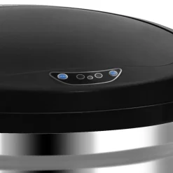 vidaXL affaldsspand med sensor 40 l rustfrit stål