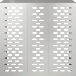 vidaXL Air Conditioner Cover Sølv 110 x 50 x 105 cm Rustfrit stål