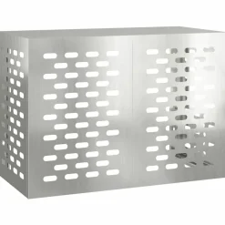 vidaXL Air Conditioner Cover Sølv 100 x 50 x 70 cm Galvaniseret stål