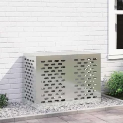 vidaXL Air Conditioner Cover Sølv 100 x 50 x 70 cm Galvaniseret stål