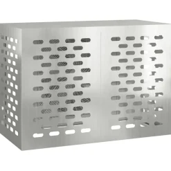 vidaXL Air Conditioner Cover Sølv 100 x 50 x 70 cm Galvaniseret stål