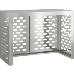vidaXL Air Conditioner Cover Sølv 100 x 50 x 70 cm Galvaniseret stål