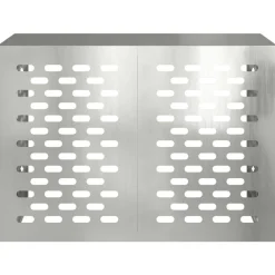vidaXL Air Conditioner Cover Sølv 100 x 50 x 70 cm Galvaniseret stål