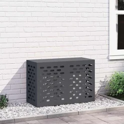 vidaXL Air Conditioner Cover Antracit 90 x 40 x 60 cm Stål